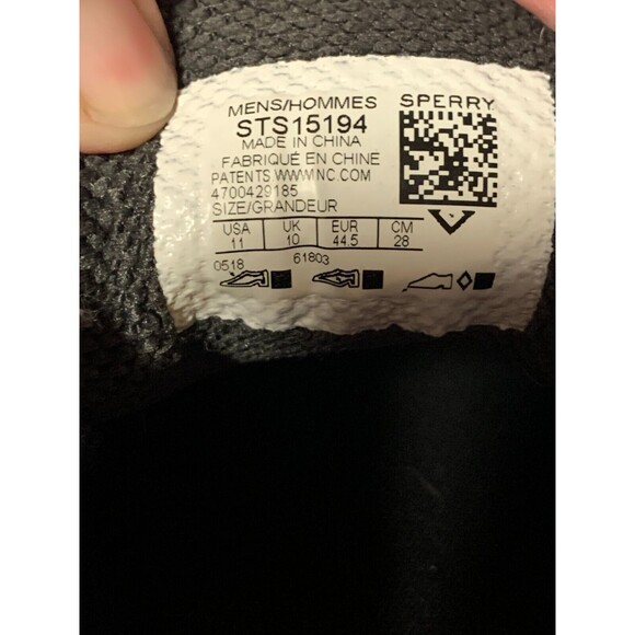 Sperry Sneakers Mens 11 M Top Sider Shoes Gray Casual Low Top Trainer Athletic - Picture 11 of 15